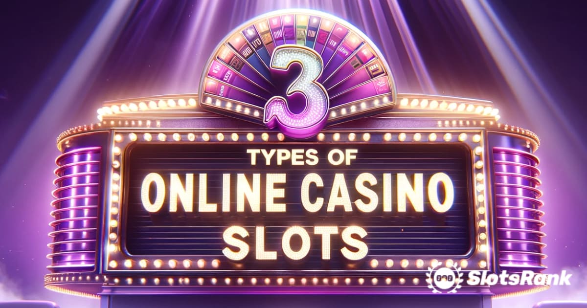 Dažādu veidu tiešsaistes kazino spēļu automātu izpēte
