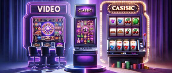 Video pret klasiskajiem tiešsaistes kazino spēļu automātiem: kurš no tiem ir labāks?